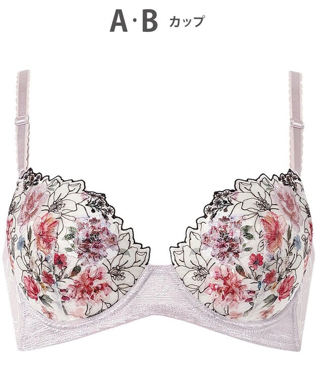 Wing ブラジャー 背中の段差をスムージング 脇高設計 胸ふっくら 【後ろ姿きれいブラ】 ブラ KB2721 ウイング／ワコール チャコールグレー