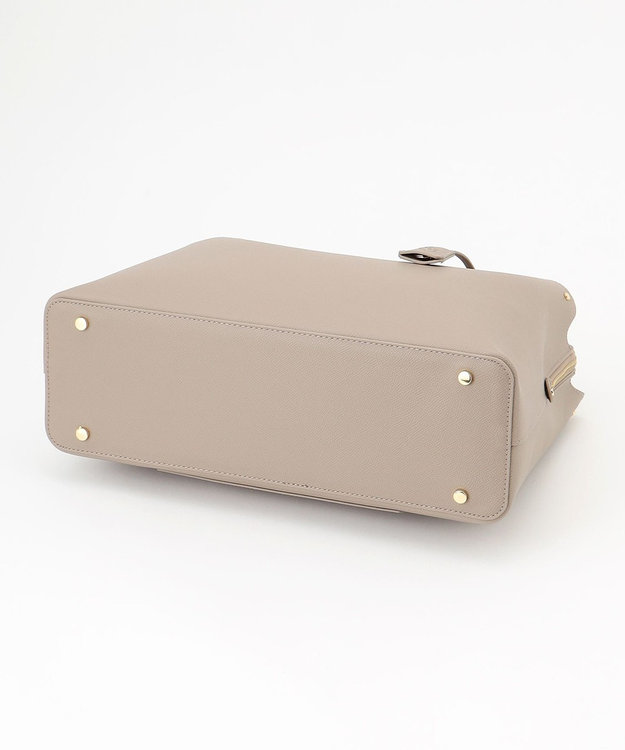 J.PRESS LADIES 【A4サイズ収納可・PC収納可】ポケット 通勤 トート バッグ ベージュ系