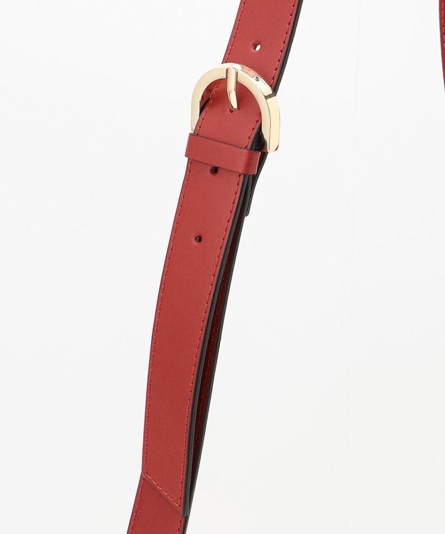 23区 【CLASSY.12月号掲載】RAFFINATA バンブー トートバッグ レッド系