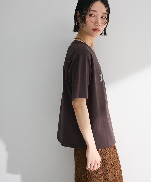 Green Parks リボンレギュラーＴシャツ Dark Gray