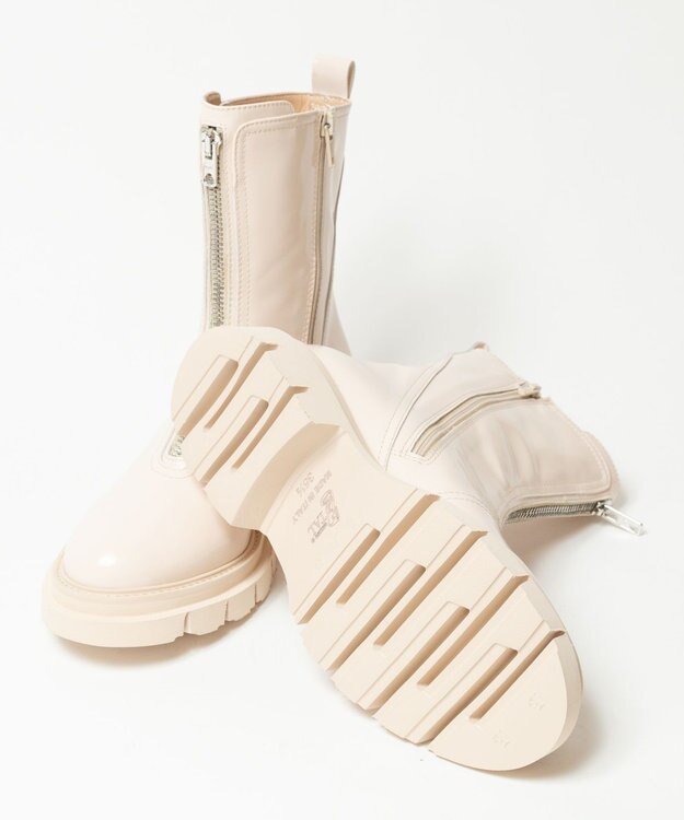 BONTRE 【LucaGrossi/ルカグロッシ】センタージップミドルブーツ アイボリー