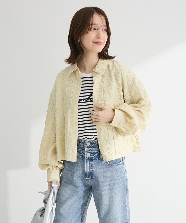 Green Parks リボンレギュラーＴシャツ Dark Gray