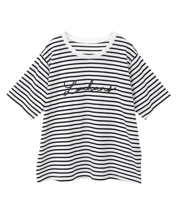 Green Parks リボンレギュラーＴシャツ Dark Gray