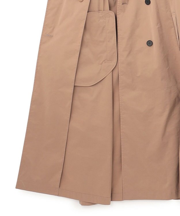 ICB メモリートレンチ コート レディッシュブラウン系