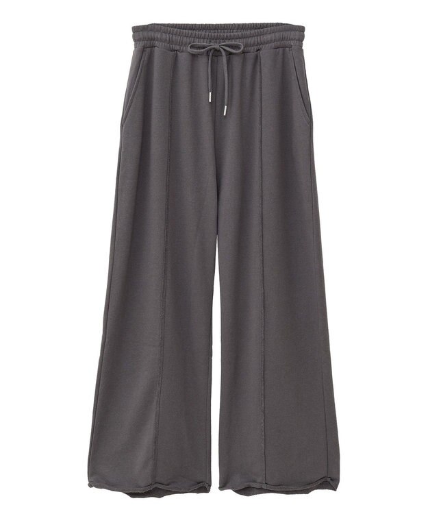 Green Parks ワイドスエットパンツ Gray Mixture