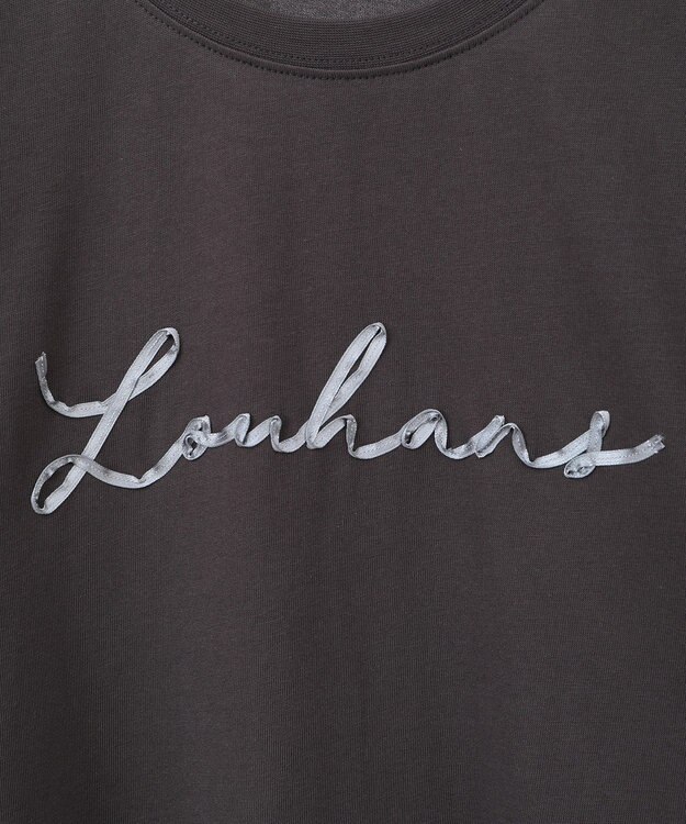 Green Parks リボンレギュラーＴシャツ Dark Gray