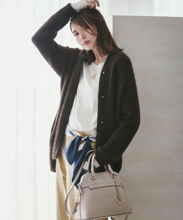 UNFILO L 【洗える】シアーカフスインナー ホワイト