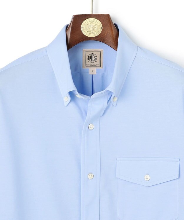 J.PRESS MEN 【KANEMASA JERSEY】ボタンダウン シャツ サックスブルー系
