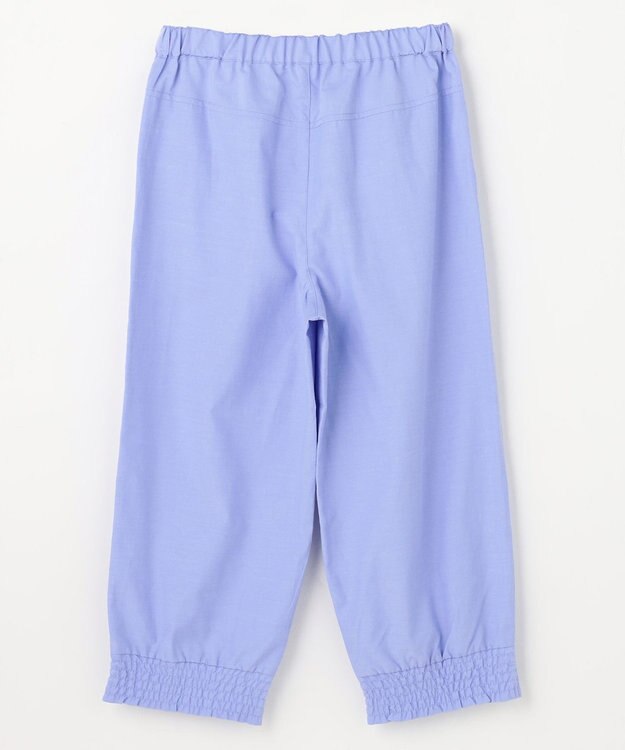 組曲 KIDS 【150-170㎝】 クロップドカフスパンツ サックスブルー