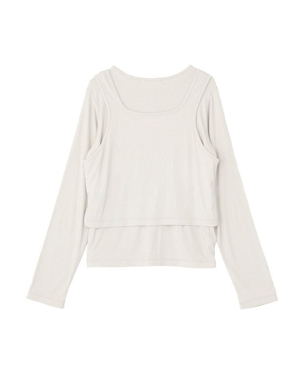 AMERICAN HOLIC 【2点セット】カーディガン+タンクトップ Ivory