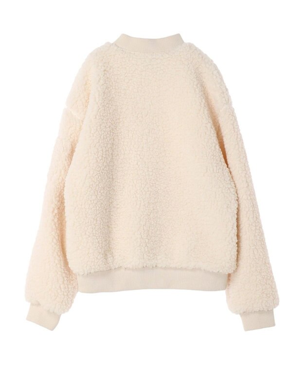 Green Parks ・Ｄｏｕｂｌｅ　Ｆｌａｇｓ　　ボアブルゾン Ivory