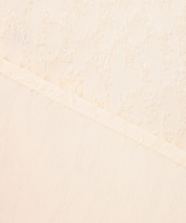 23区 S 【SLOW/一部店舗限定】カットジャカード ブラウス アイボリー系