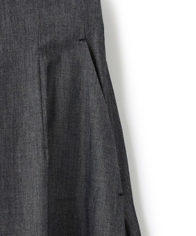 BEIGE， POMEGRANATE / ロングスカート Chambray Black