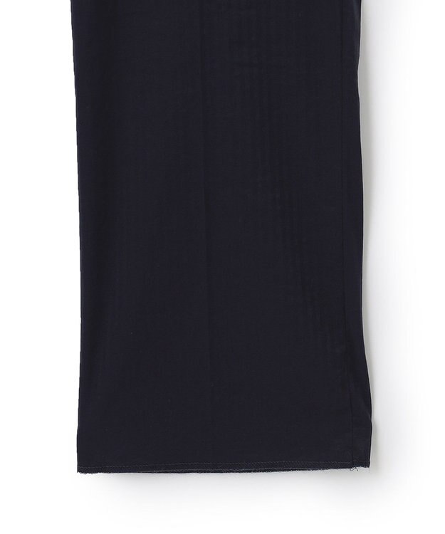 J.PRESS MEN メカニカルストレッチ ヘリンボンパンツ ネイビー系