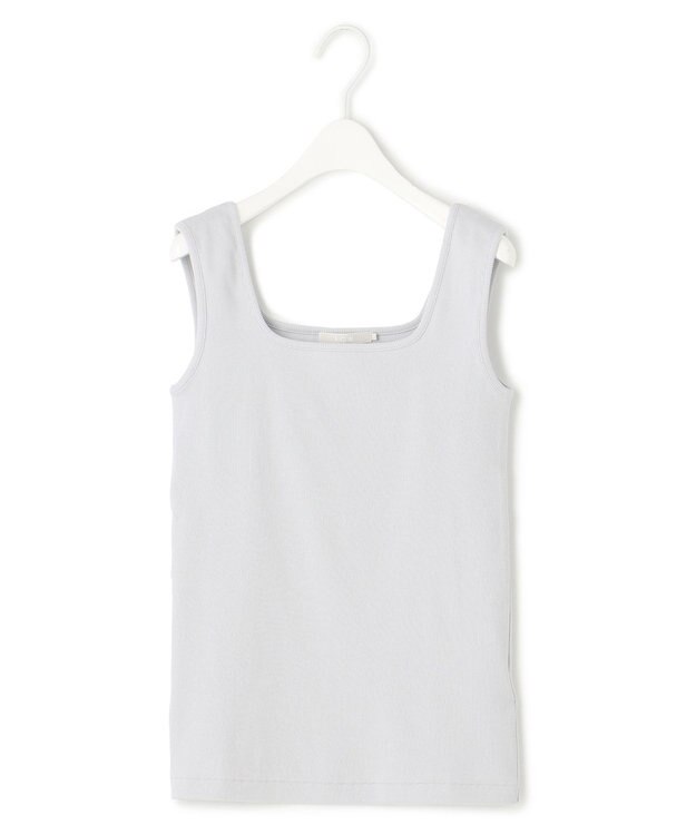 ICB 【新色追加・WEB限定カラーあり・洗える】ブロードステッチリブ タンクトップ ライトグレー系