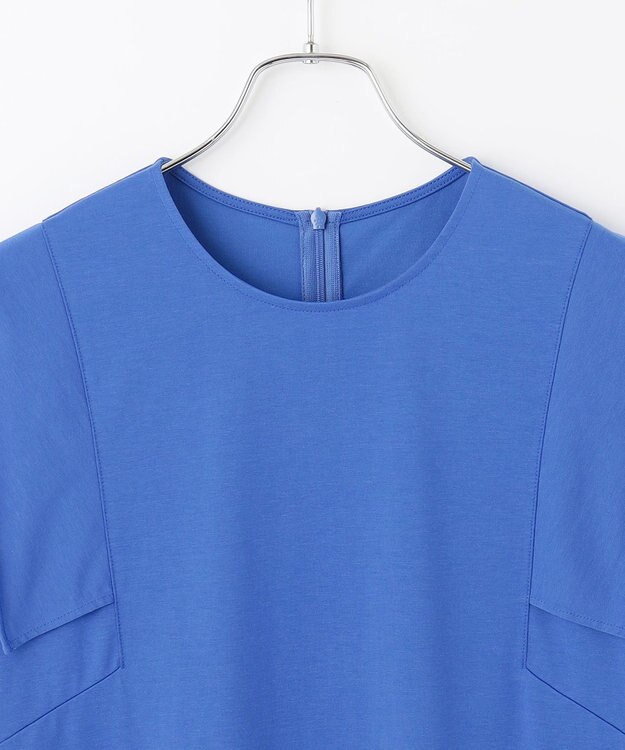 #Newans 【撥水・吸水速乾】コンビネーションペプラムワンピース ブルー系