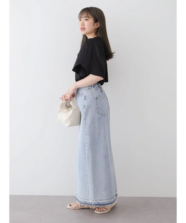 Green Parks ・ＳＵＧＡＲ　ＳＰＯＯＮ　チューリップスリーブＴＥＥ Black