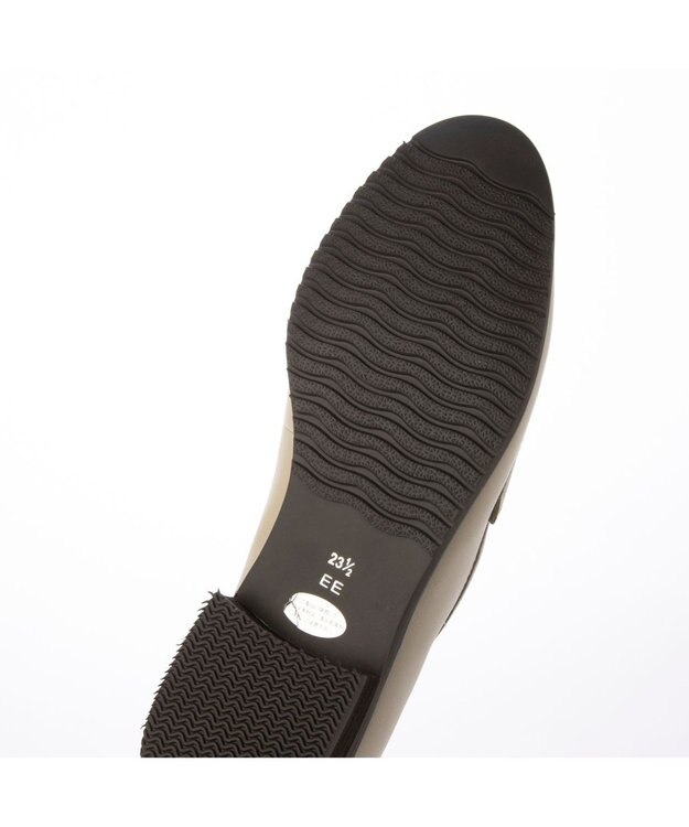 ing <ing>チェーンモチーフローファー アイボリーコンビ