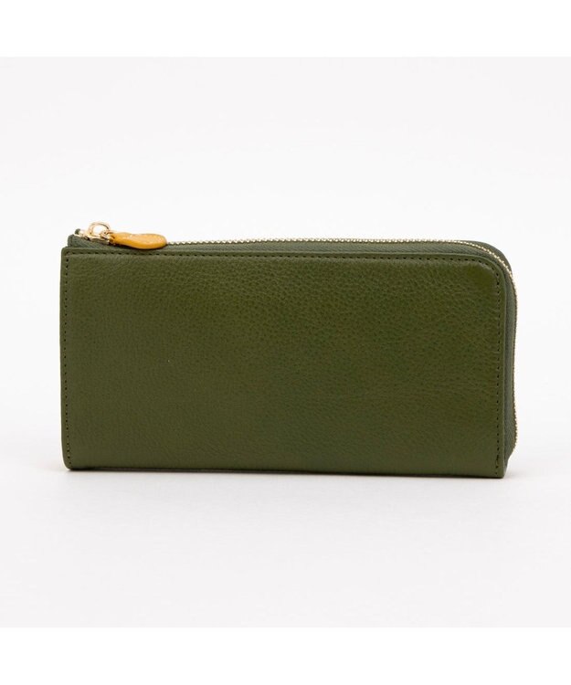 UNBILLION アトランタ ATLANTA / 牛革L字ファスナー長財布 グリーン