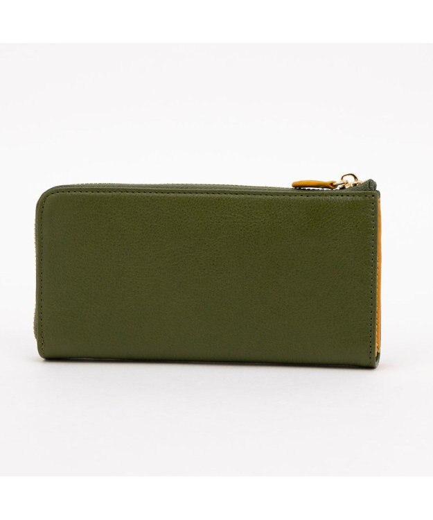 UNBILLION アトランタ ATLANTA / 牛革L字ファスナー長財布 グリーン