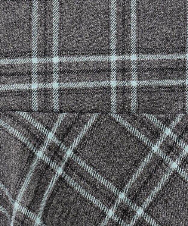 ANY KIDS チェック柄 ジャンパースカート グレー系チェック