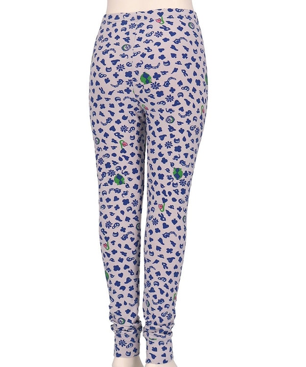 tsumori chisato SLEEP ツモリチサト ボトムス 吸湿発熱性(本体) 長ズボン ルームウェア レディース UOW428 /ワコール グレー