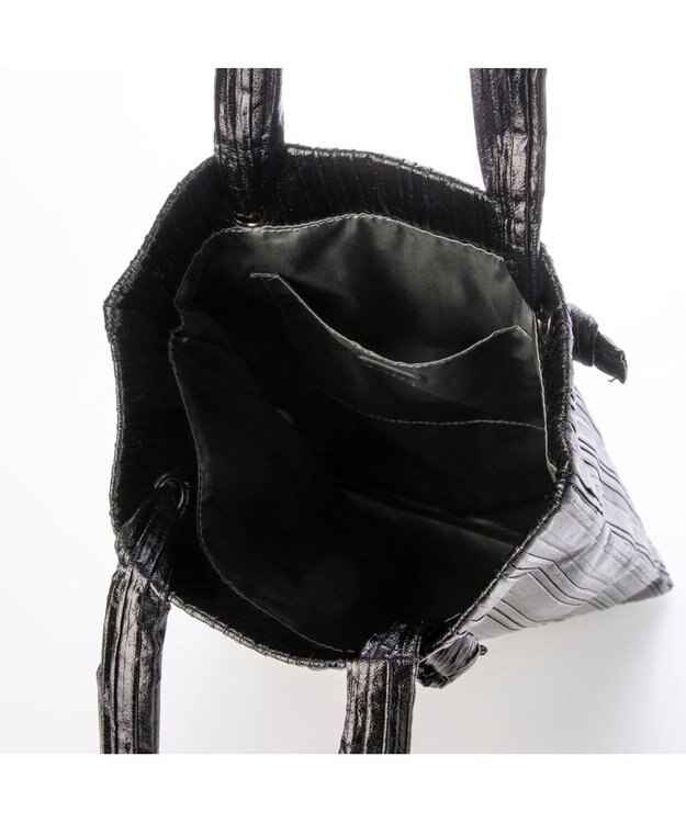 UNBILLION カカトゥ kakatoo / シャインプリーツトートバッグ ブラック