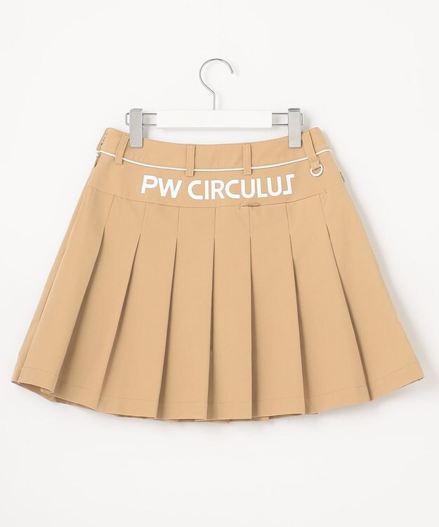 PW CIRCULUS 【WOMEN】【洗える/撥水/ストレッチ】プリーツ スカート ゴルフウェア レディース ベージュ系