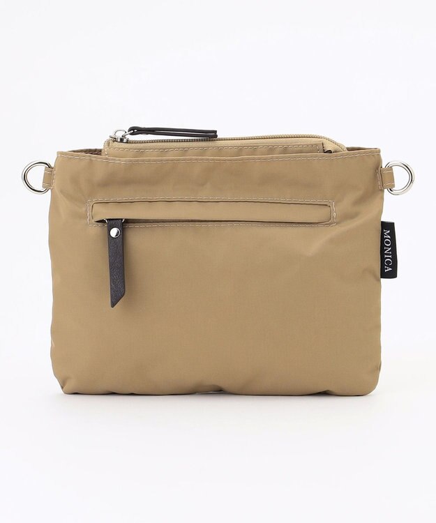LA BAGAGERIE 【MONICA】ポーチ付き4WAYリュックサック ベージュ