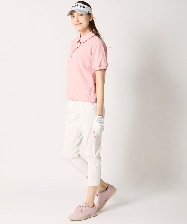 FILA GOLF／marie claire 【marie claire SPORT】 バックベンチレーションプルオーバー ピンク