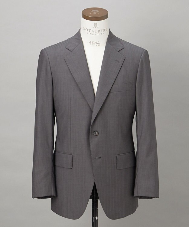GOTAIRIKU 【Loro Piana Fabric】365 通年スーツ グレー系8