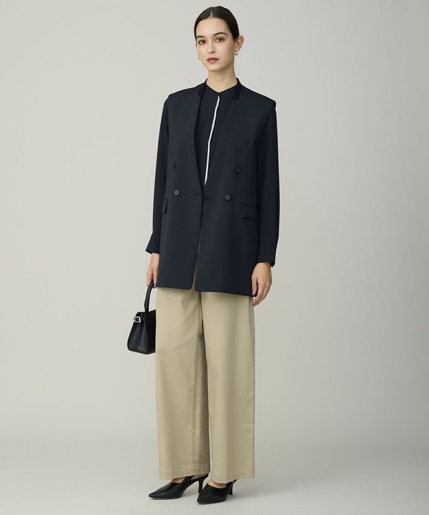 ICB 【先行予約】オーガニックコットンツイル カーブパンツ クレイカーキ