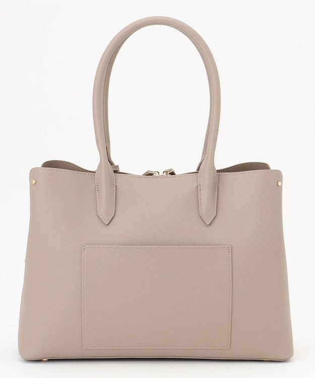 J.PRESS LADIES 【A4サイズ収納可・PC収納可】ポケット 通勤 トート バッグ ベージュ系