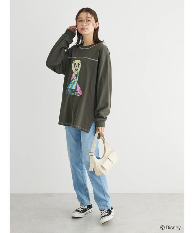 Green Parks Ｄｉｓｎｅｙ／配色ステッチチュニックIII Charcoal Gray