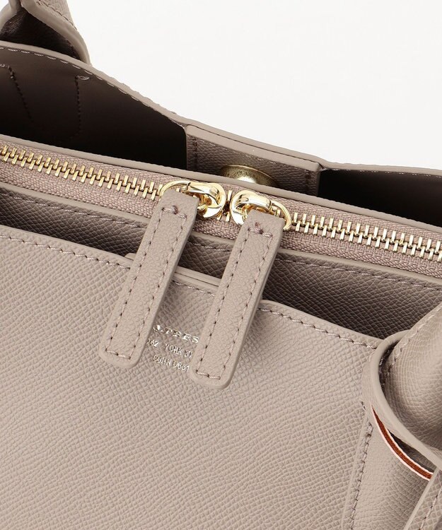 J.PRESS LADIES 【A4サイズ収納可・PC収納可】ポケット 通勤 トート バッグ ベージュ系