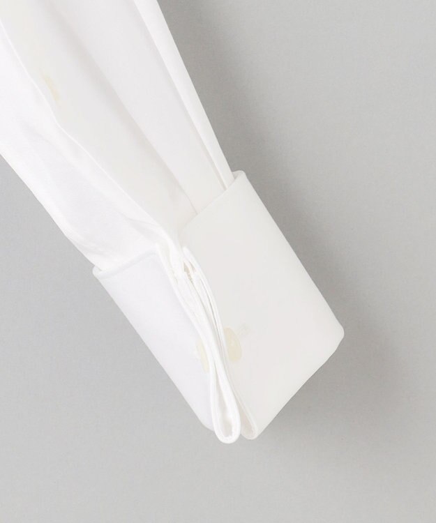 GOTAIRIKU 【WEAR BLACK】ブザム比翼ウィングカラー ドレスシャツ ホワイト系