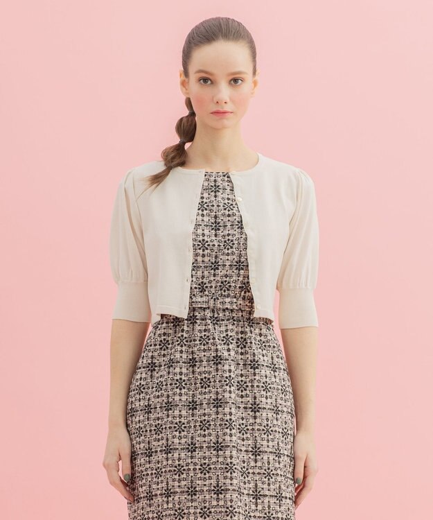 TOCCA 【洗える！】BALOON カーディガン ベージュ系