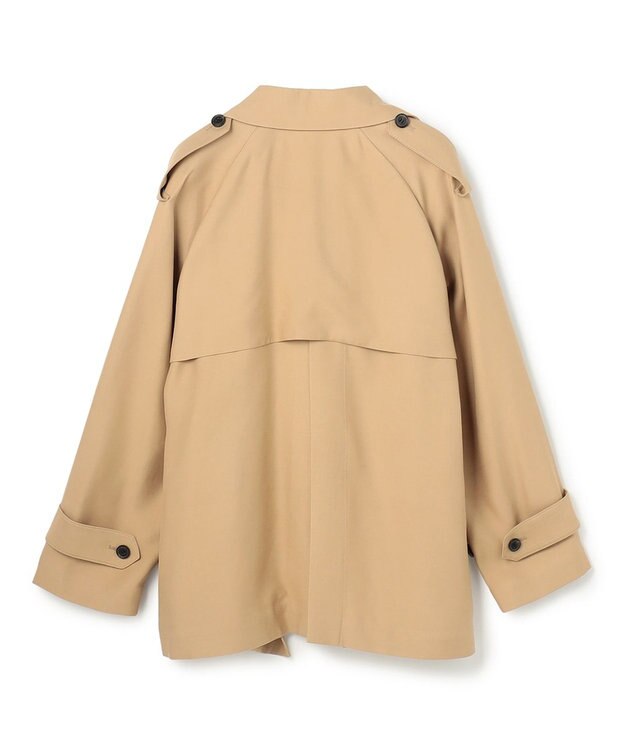 BEIGE， VESZELYITE / ラップショートトレンチコート Camel