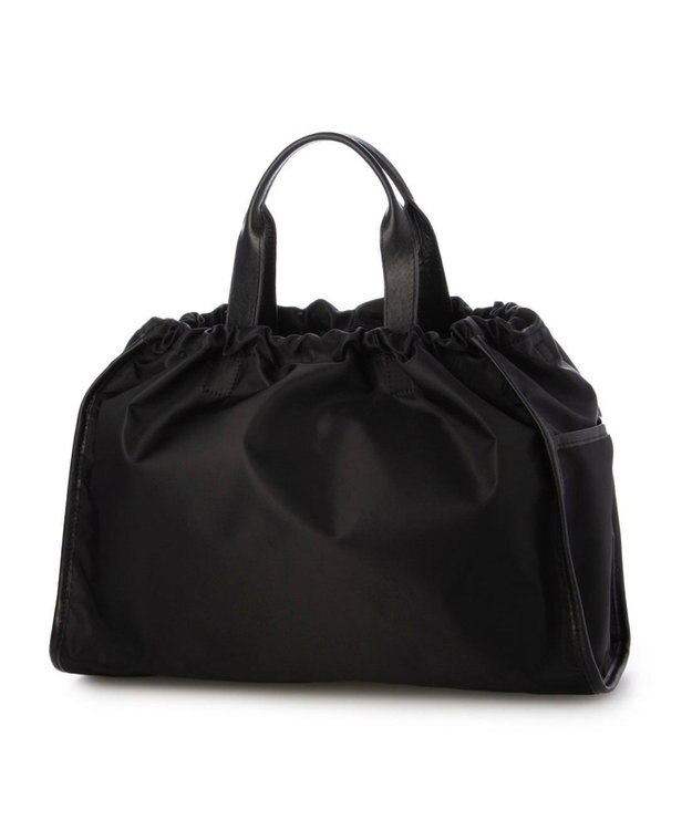 UNBILLION ペルケ perche / ナイロン×牛革2wayパラコードトート ブラック