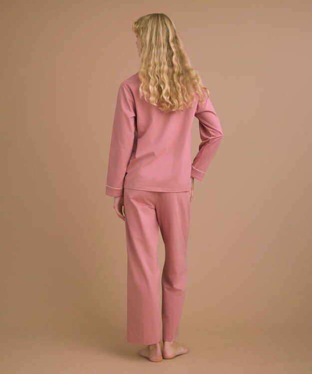 une nana cool 【綿100%】72/2 メガハイゲージパジャマ MADE WITH LIBERTY FABRIC ピンク