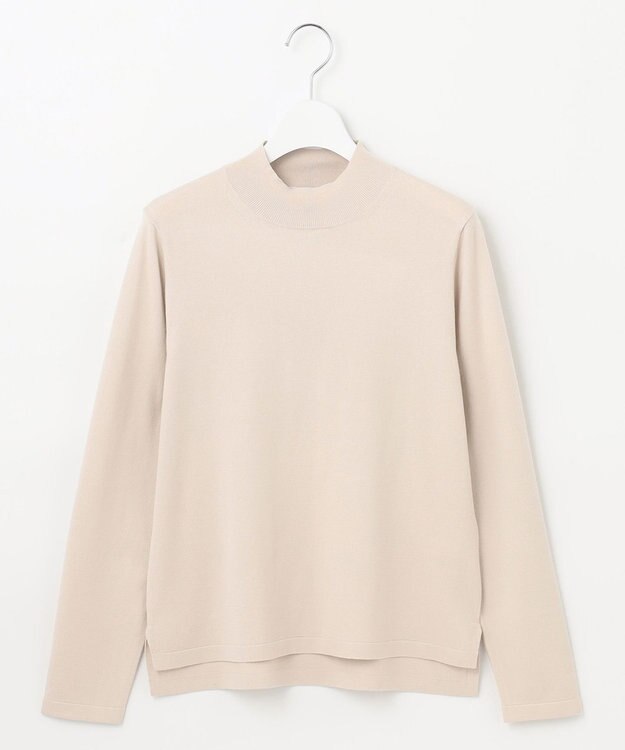 J.PRESS LADIES 【洗える】PRINCE ハイネック ニット ベージュ系