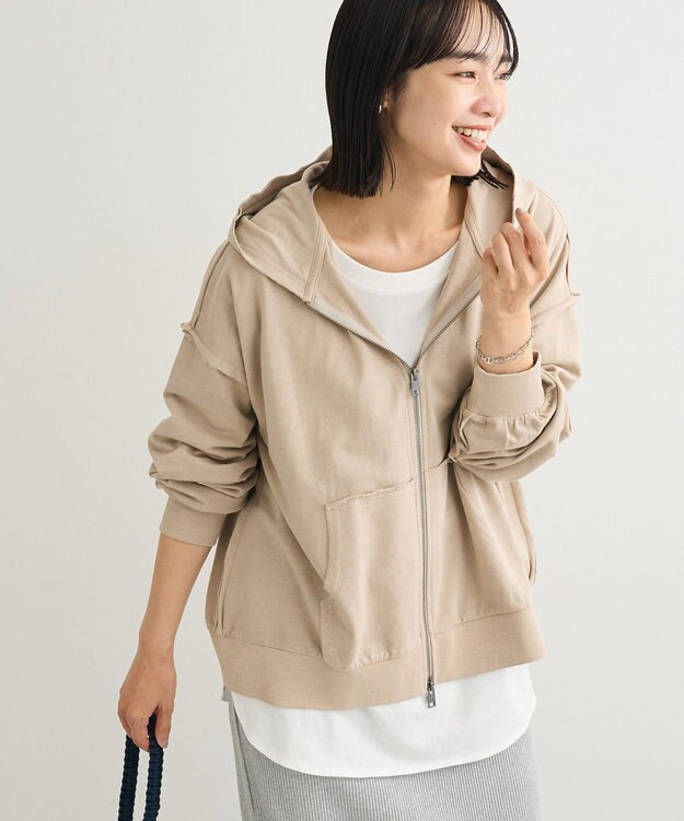 Green Parks ピグメントパーカー Beige