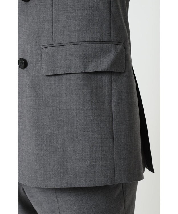 DAKS ウールダブルブレストジャケット グレー
