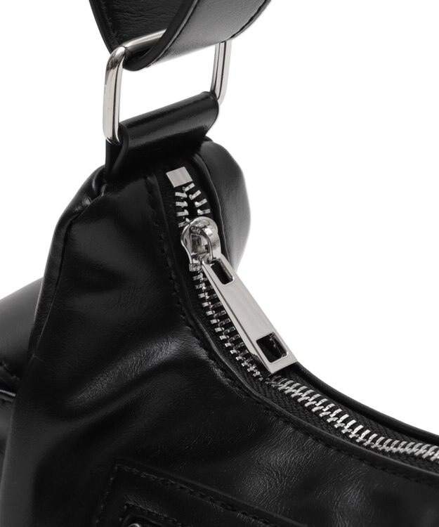 WEGO キラキラチャーム付きベルトショルダー ブラック