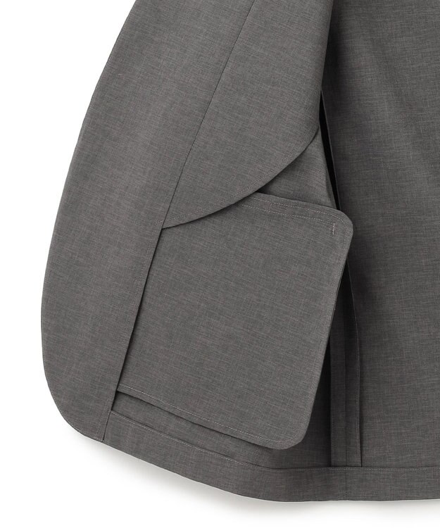 UNFILO MENS TENNEN TOUCH ノーカラージャケット [24年春夏商品] グレー