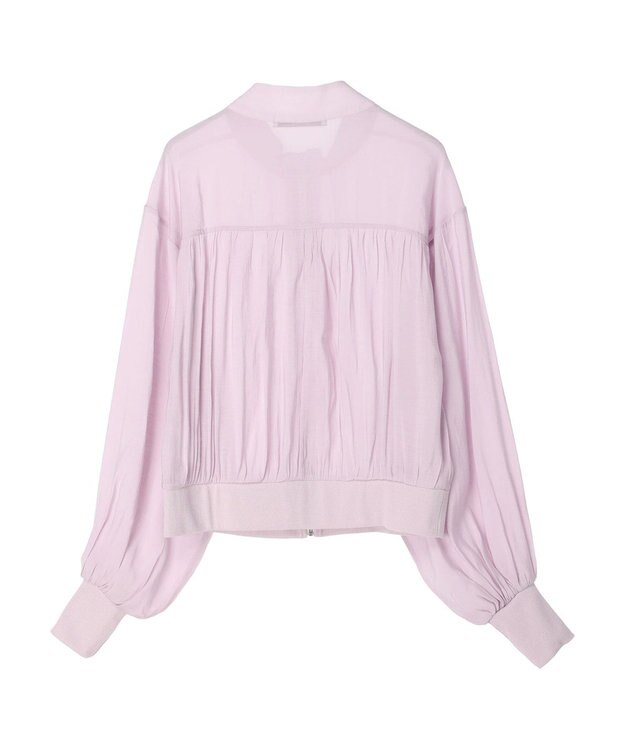 Green Parks Ｂ．シアーギャザーブルゾン Purple