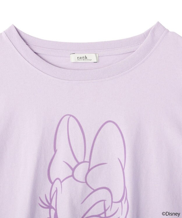 earth music&ecology 【予約】【綿100％】Disney/アソートプリントロンTEE ラベンダー