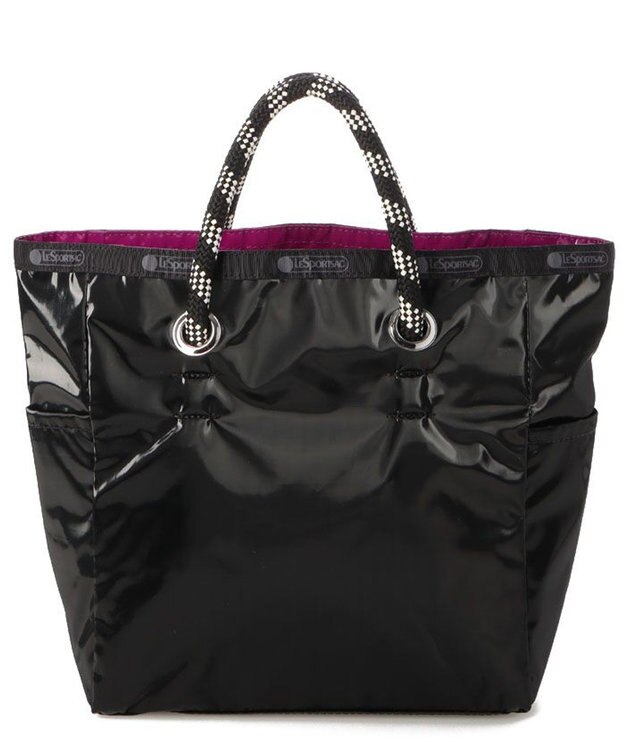 LeSportsac MEDIUM 2 WAY TOTE/２ウェイパープル/ブラックシャイン ２ウェイパープル/ブラックシャイン