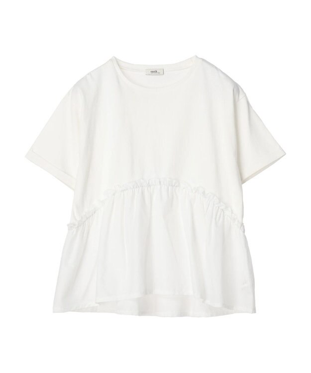 earth music&ecology ドッキングギャザープルオーバー Off White