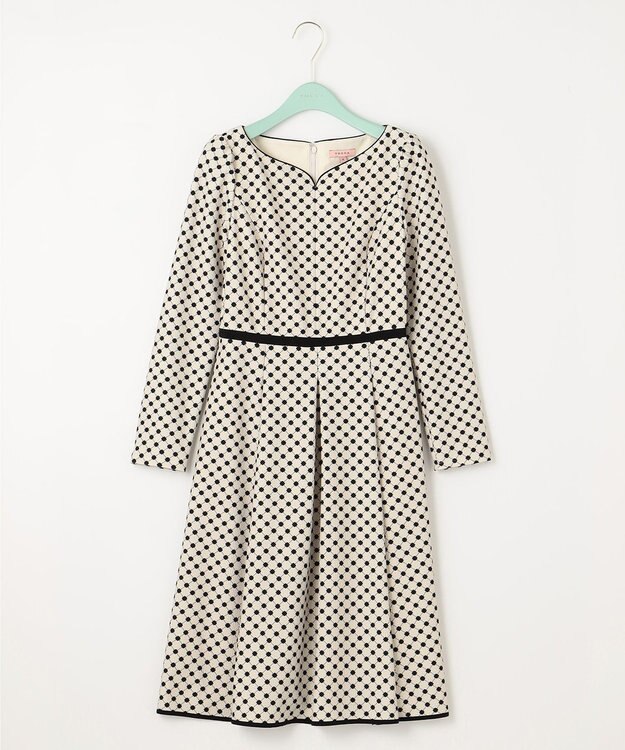 TOCCA 【洗える！】CLOVER STAMP ドレス ベージュ系5